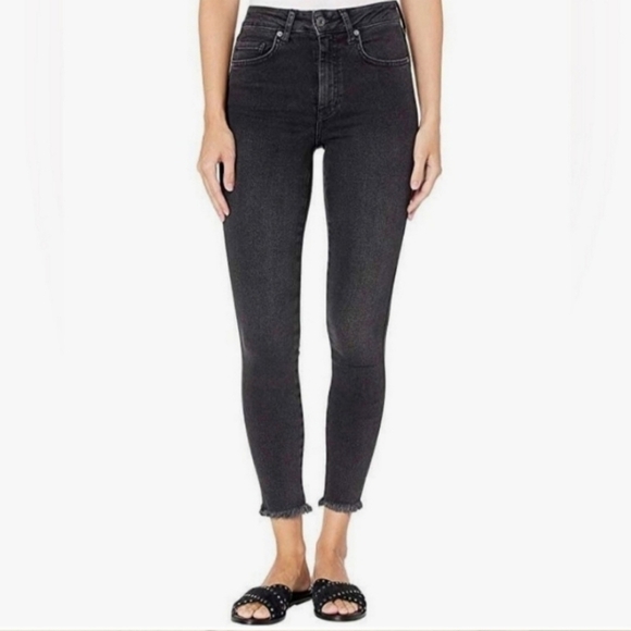 Free People Cropped Raw Hem Jeans - Picture 3 of 8